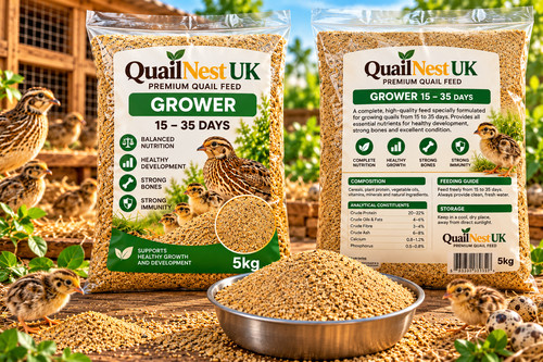 Quail grower feed days - quail,