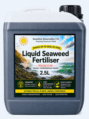 Liquid seaweed fertiliser 5l - fertiliser, 2.5l